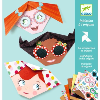 Initiation à l'origami : frimousses - Djeco