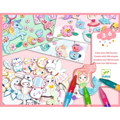 Coloriages pour les petits - Un monde à créer - Djeco