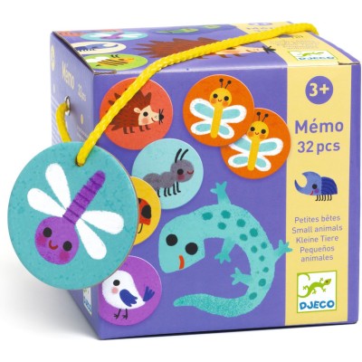 Memo Petites bêtes 32 pcs - Djeco
