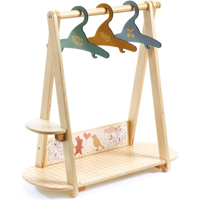 Grand portant vêtements, 3 cintres Pomea - Djeco