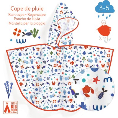Cape de pluie 3-5 ans Modèle Océan - Djeco