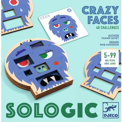 Crazy Faces - Sologic - Jeux enfants - Djeco