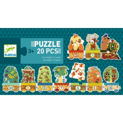 Puzzle frise Je compte 20 pcs - Djeco