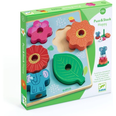 Puzz & Stack - Happy - Jeux enfants - Djeco