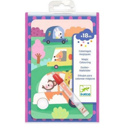 Mini Coloriages magiques - En route - Djeco