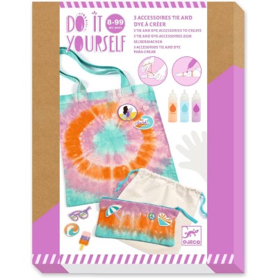 3 accessoires Tote bag et pochettes Sunshine Camp Diy - Djeco