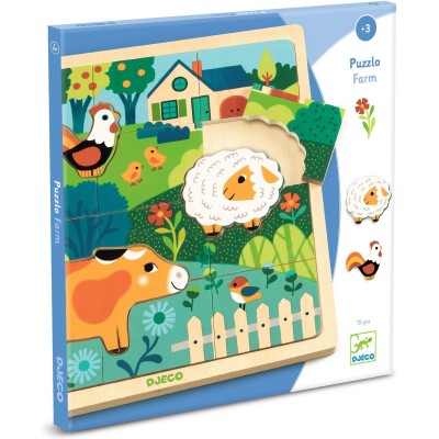 Puzzle Puzzlo Farm - Djeco