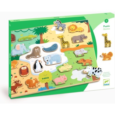 Puzzle Puzzlo Animo - Djeco