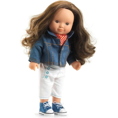 Vêtement pour poupée : tenue blue jacket - Djeco