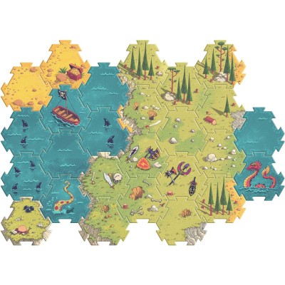 Arty toys - puzzle géant - bataille - 30 pcs - Djeco