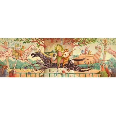 Puzzle 100 pièces - gallery : wonderful ride - Djeco