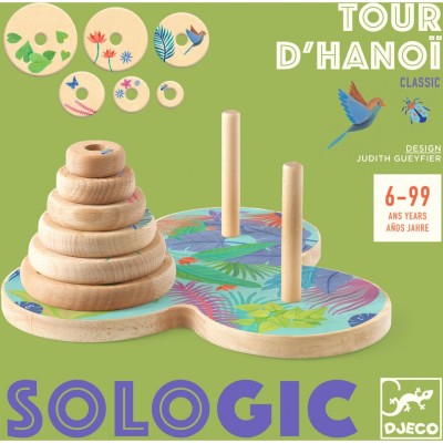 Tour d'Hanoï - Sologic - Jeux enfants - Djeco