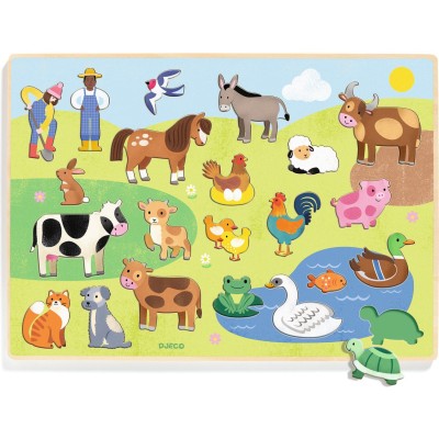 Puzzlo Campo - Puzzle Puzzlos - Djeco