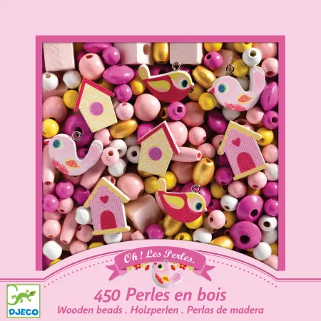 Perles en bois Oiseaux - Djeco