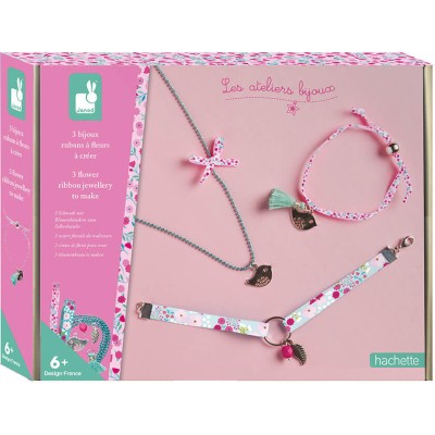 Bijoux & Rubans à Fleurs à Créer Loisir Créatif Enfant - Janod