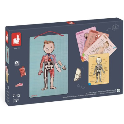 Body Magnet L'Anatomie - 12 langues : Jeux éducatifs science et géographie - Janod
