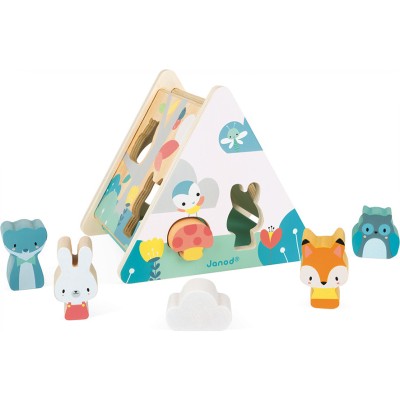 Boîte à Formes Pure - bois - : Formes & couleurs - Janod