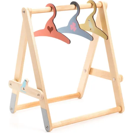 Portant vêtements et 3 cintres Pomea - Djeco