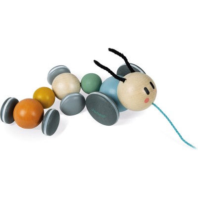 Chenille en bois à tirer Jouet d'éveil - Janod