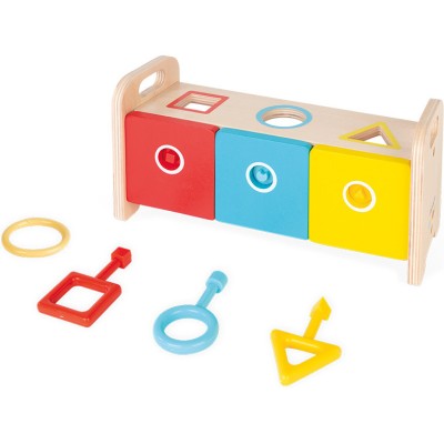 La Boite à Clefs - Essentiel - bois - : Formes & couleurs - Janod