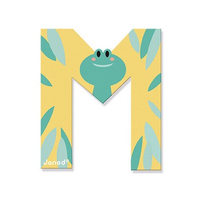 Lettre M en bois Pure - Décoration chambre d'enfant - Janod
