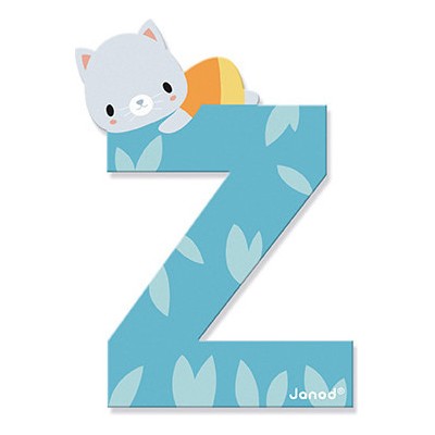 Lettre Z en bois Pure - Décoration chambre d'enfant - Janod