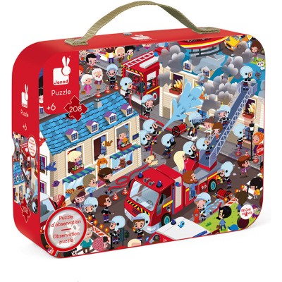 Pompiers de l'extrême - puzzle d'observation 208 pièces - Janod