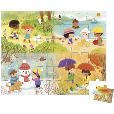 Puzzle Les Saisons - 36 pcs - Janod
