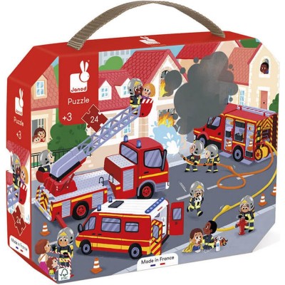 Puzzle Pompiers - 24 pcs - Janod