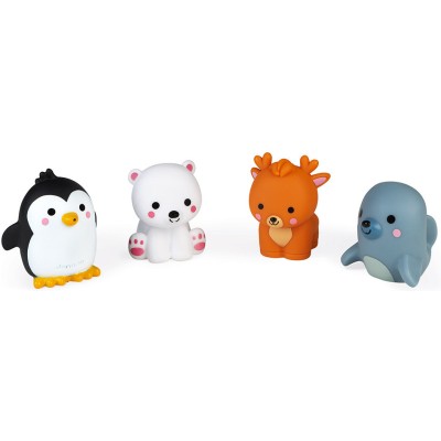 4 Gicleurs de bain Les animaux Polaires - Un jouet - Janod